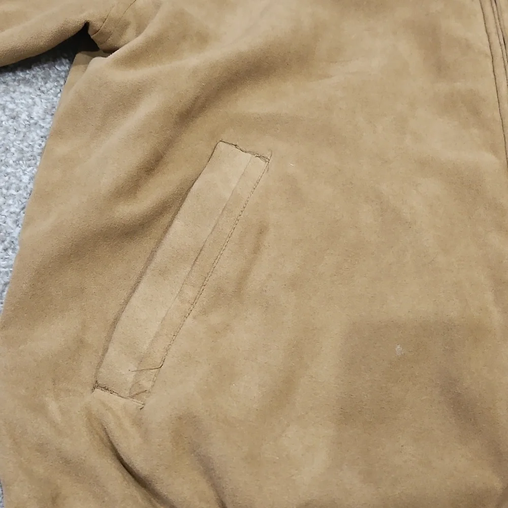 Vintage Rainforest Jacket Mens L Brown Lined Collar Outdoor